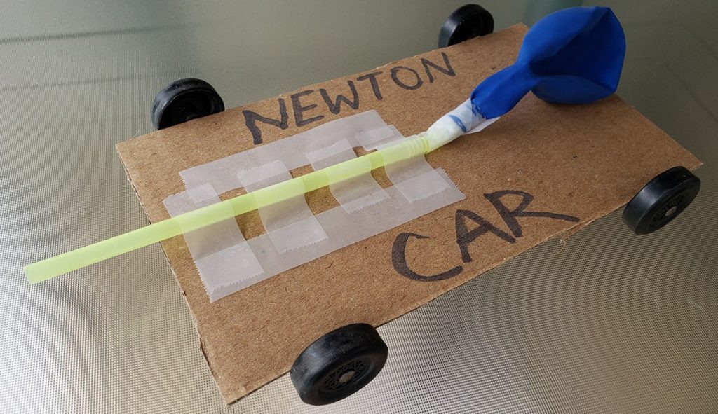 DIY Video Lesson:  Newton's Law Car Activity with Mr. Downey
